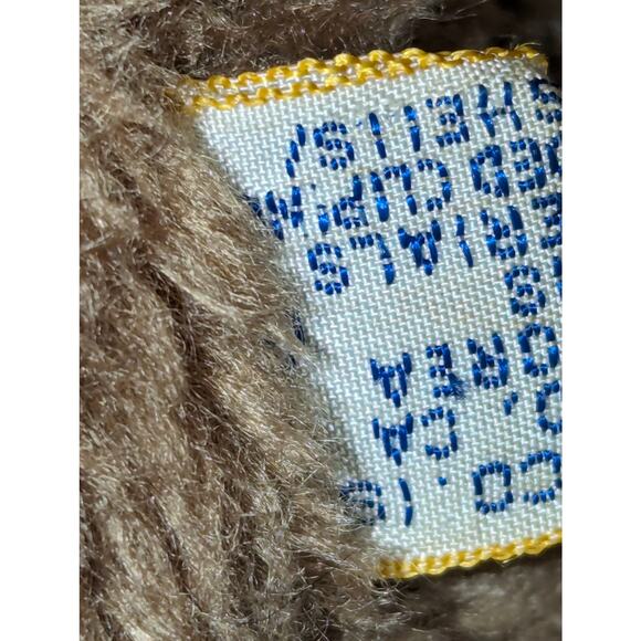 Vintage 1973 Dakin 12" Drooper Dog Plush Nutshell Stuffed Puppy Brown White Rare - Picture 7 of 9